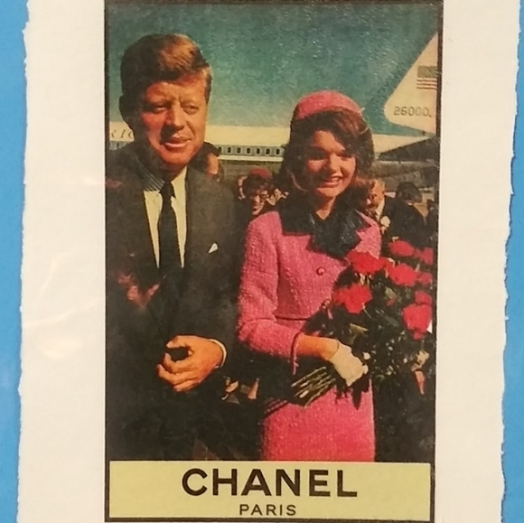 JFK& Jackie O CHANEL Ltd. Edition Print By Fairchild Paris